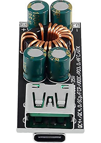 3 Adet 60W 6-35V Dc - USB Tip C 12V 24V Adım Aşağı Güç Modülü (Yurt Dışından)