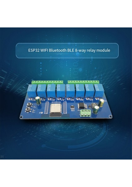 Dc 5-30V Güç Kaynağı ESP32 Wıfı Bluetooth Modülü Ble Sekiz Yollu Röle (Yurt Dışından)