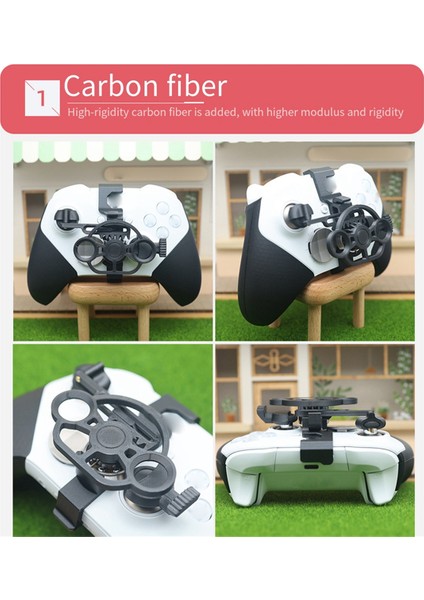 Xboxonesx Elite2 Oyunu Için Mini Direksiyon Simidi Karbon Fiber (Yurt Dışından)