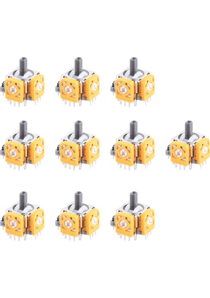 10 Adet 3D Analog Joystick Sensör Modülü Potansiyometre (Yurt Dışından)