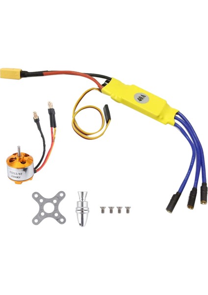 2212 KV2200 MOTOR+40A Esc XT60 Rc Motor Esc Seti Drone Helikopter Için (Yurt Dışından)