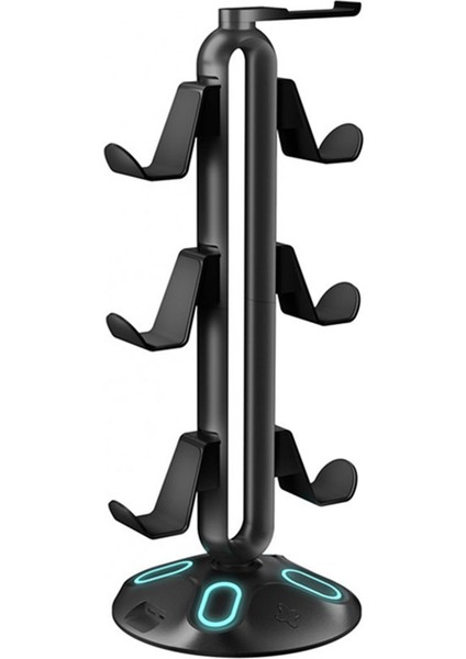 Oyun Rgb Kulaklık Standıkontrol Cihazı Tutucusu - Kulaklık Standı (Yurt Dışından)