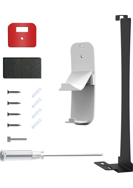 Ince Konsol Duvar Askısı Askılı Depolama Askısı -Siyah (Yurt Dışından)