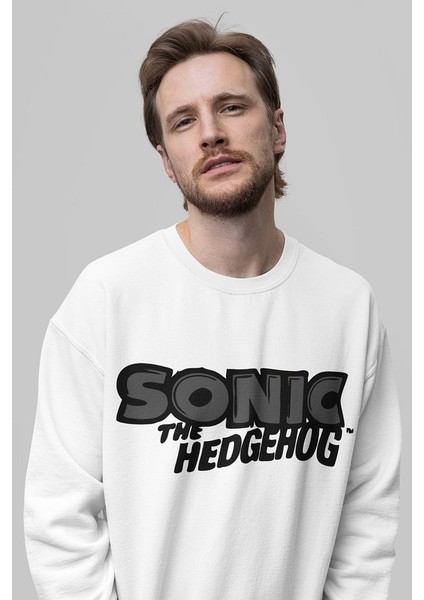 Sonic The Hedgehog Baskılı Oversize Çizgi Film Sweatshirt fiyatları