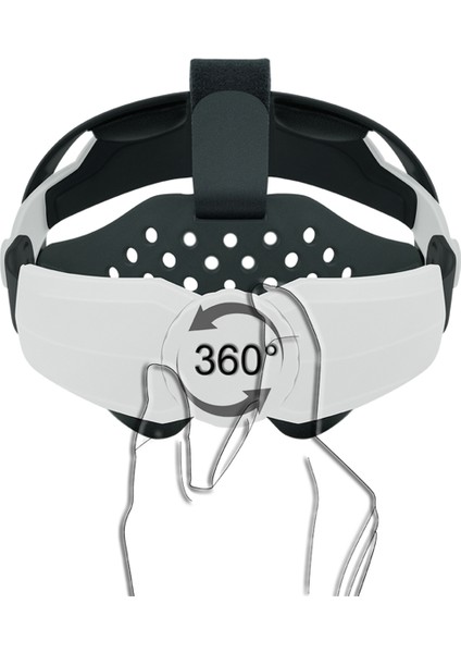 Meta QUEST3QUEST3S Elite Strap Nefes Alabilen Kafa Bandı Için (Yurt Dışından)