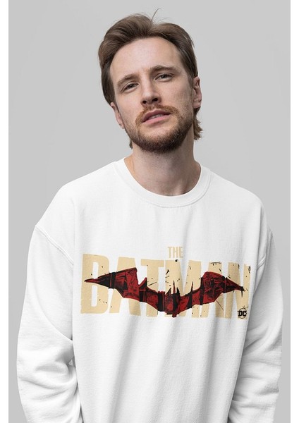 The Batman Dc Karakter Baskılı Oversize Kahraman Sweatshirt