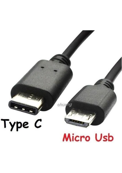 1 Metre Typec Micro USB Kablo 1 Metre Type-C Mikro USB Kablo
