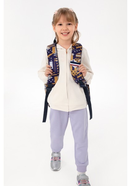 Kız Çocuk Krem Sweatshirt 50292507-VR071