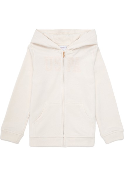 Kız Çocuk Krem Sweatshirt 50292507-VR071