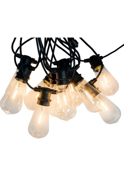 Bahçe Dekoru İçin Fişli Gün Işığı Lamba 10LED 5mt