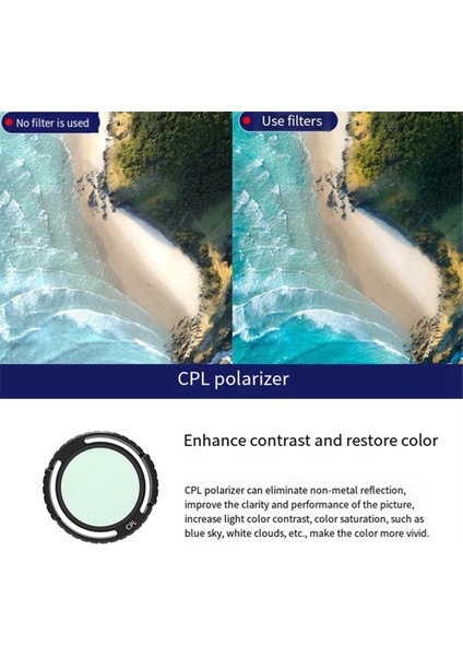 Avata 2 Drone Su Geçirmez Için Cpl Lens Filtresi (Yurt Dışından)
