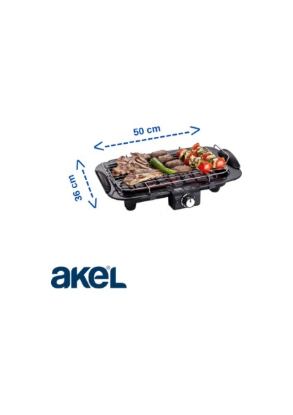 AKEL AB635 Termostatlı Barbekü
