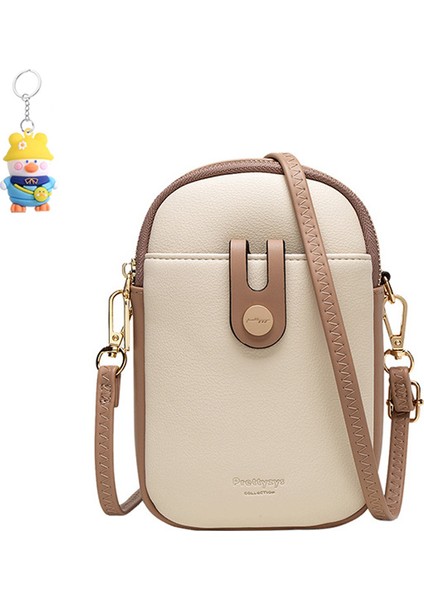 Basit Omuz Çantası Çok Fonksiyonlu Kadın Crossbody Cep Telefonu Çantası (Yurt Dışından)