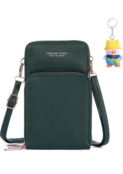 Bayan Cüzdan Omuz Crossbody Çanta Çok Fonksiyonlu Cep Telefonu Çantası Kart Tutucu (Yurt Dışından)