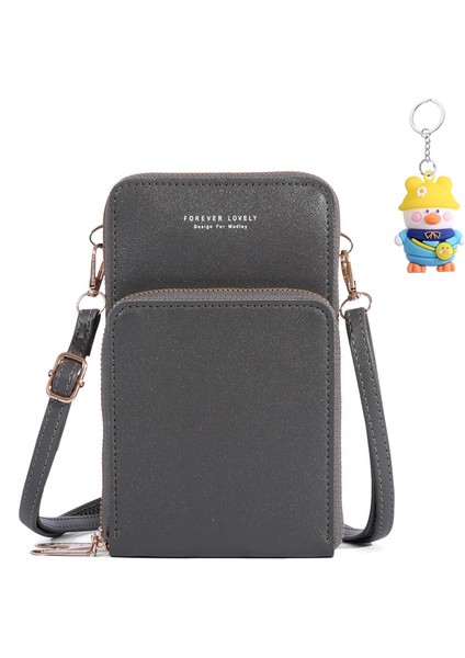 Bayan Cüzdan Omuz Crossbody Çanta Çok Fonksiyonlu Cep Telefonu Çantası Kart Tutucu (Yurt Dışından)