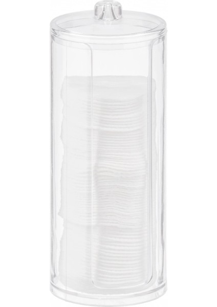 Disk Pamukluk Kapaklı Krem Organizer