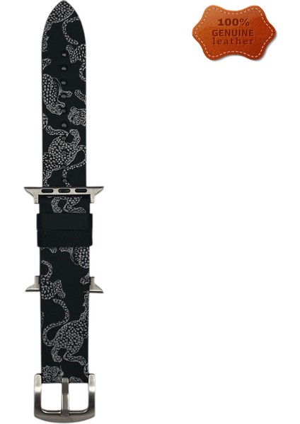 Apple Watch Seri 42/44 mm Uyumlu Deri Kordon