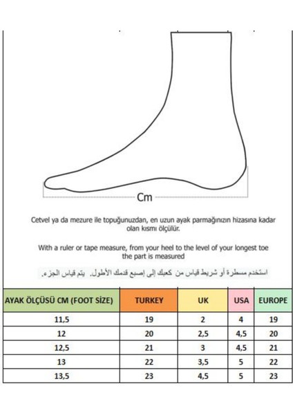 Scot Cırtlı Ayıcıklı Günlük Ilk Adım Bebek Spor Ayakkabı