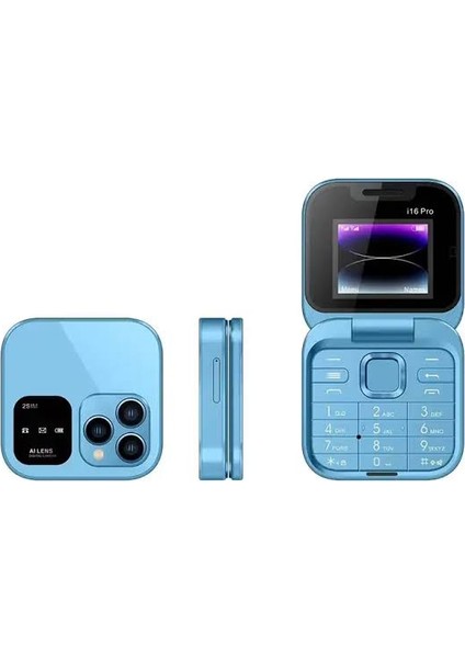 Flip Model Kapaklı Tuşlu Telefon Farklı Ses Modu Çif hat (Türkçe Dil Yoktur)