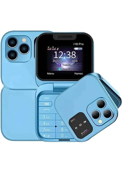 Flip Model Kapaklı Tuşlu Telefon Farklı Ses Modu Çif hat (Türkçe Dil Yoktur)