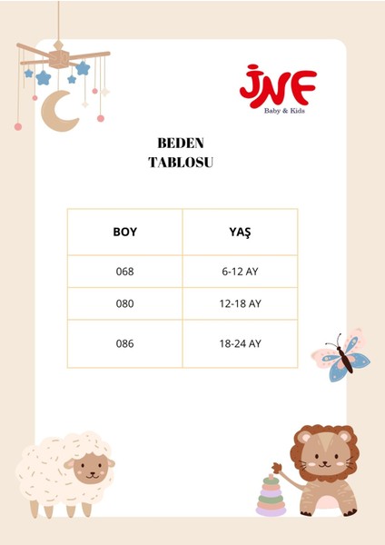 Jnf Erkek Bebek Pamuklu Bear Hugs Baskılı Üçlü Takım fiyatları