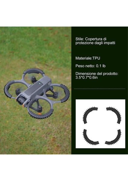Pervane Koruma Koruyucu -Avata 2,drone Çarpışma Önleyici Siyah (Yurt Dışından) modelleri