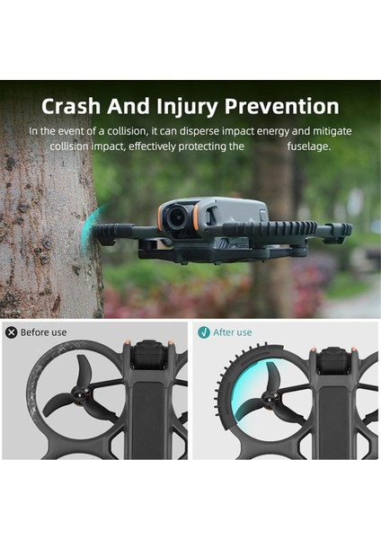 Pervane Koruma Koruyucu -Avata 2,drone Çarpışma Önleyici Siyah (Yurt Dışından) indirimleri