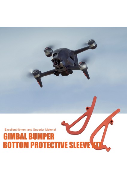 Avata 2 Gimbal Koruma Çubuğu Drone Gimbal Tamponu Kırmızı (Yurt Dışından)