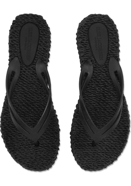 Ilse Jacobsen - CHEERFUL13 - Flip Flop On Platform Sole-Black