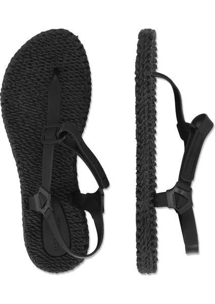 Ilse Jacobsen - CHEERFUL14 - Flip Flop With Straps-Black