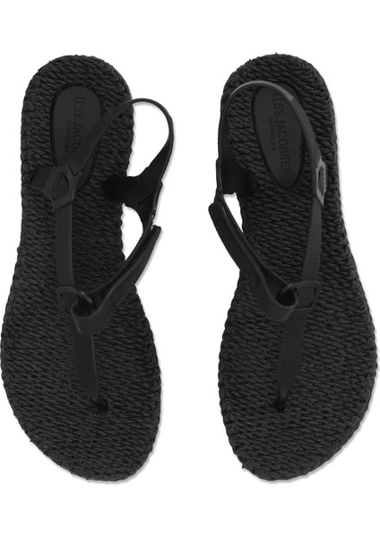 Ilse Jacobsen - CHEERFUL14 - Flip Flop With Straps-Black