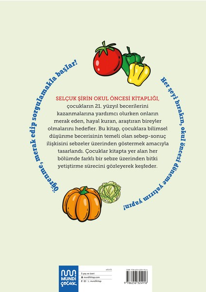 Doğayı Keşfet / Sebzeler modelleri