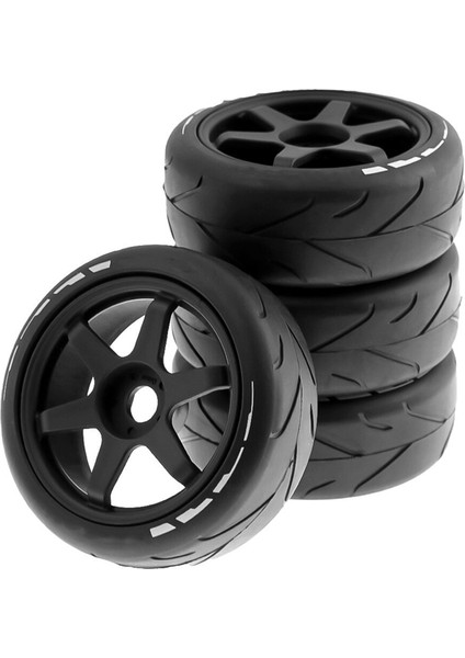 1/8 Rc Uzaktan Kumandalı Düz Koşu Arabası Lastikleri, Siyah (Yurt Dışından)