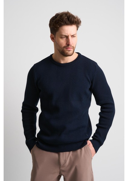 Dokulu Erkek Triko Kazak (ET-3636-Y) modelleri