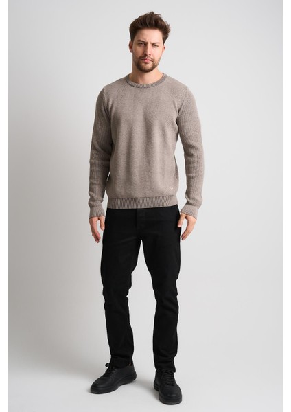 Dokulu Erkek Triko Kazak (ET-3636-Y)