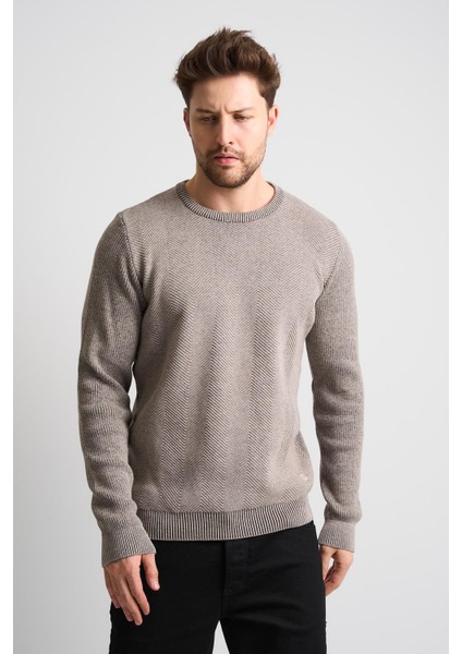 Dokulu Erkek Triko Kazak (ET-3636-Y) modelleri