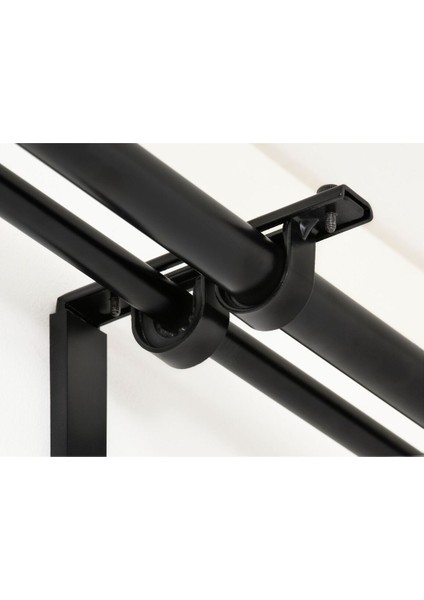 Perde Çubuğu Desteği, Siyah, 60 mm modelleri