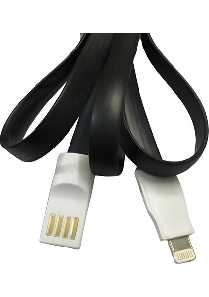 STC-771 Kaliteli 22CM USB - Iphone Şarj ve Data Kablosu