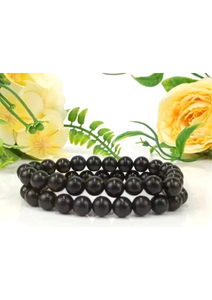 Yaklaşık 126 Adet 6mm Doğal Değerli Taş Boncuk Siyah Boncuklar (Yurt Dışından) fiyatları