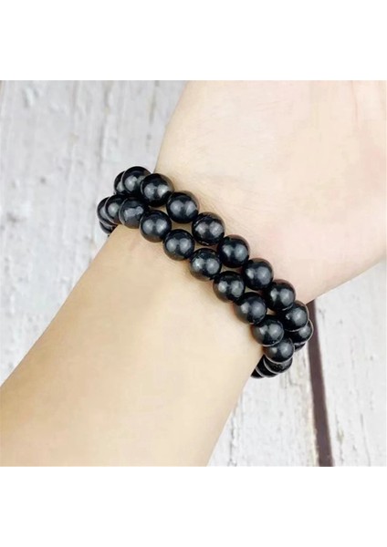 Yaklaşık 126 Adet 6mm Doğal Değerli Taş Boncuk Siyah Boncuklar (Yurt Dışından) modelleri