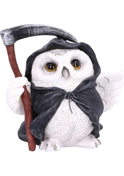 Reaper-Owl Reçine Dekorasyon Süsü Patio El Sanatları Sevimli Süs (Yurt Dışından)