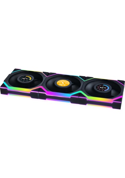 Unı Fan Sl Wıreless LCD 3X120MM Siyah Kasa Fanı (G99.12SLLCD1W3B.00)