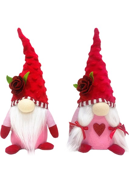 2 Adet Sevgililer Günü Cüce Peluş Süslemeleri (Yurt Dışından)