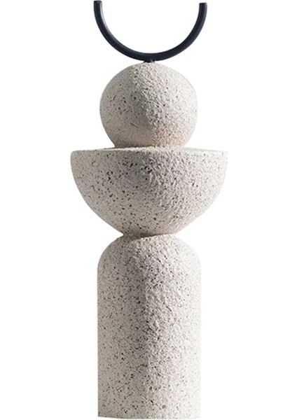 Soyut Geometrik Kumtaşı Heykel Sanat Süslemeleri A (Yurt Dışından) fırsatları