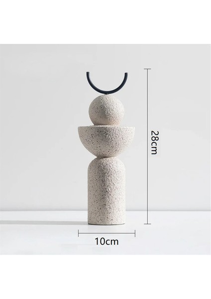 Soyut Geometrik Kumtaşı Heykel Sanat Süslemeleri A (Yurt Dışından) indirimleri