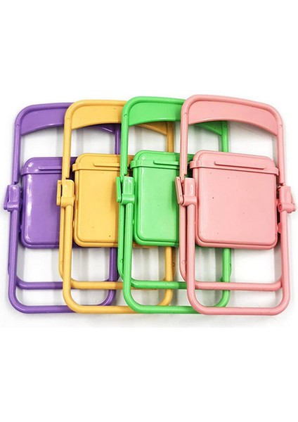 Mini Sandalye Telefon Tutucu Minyatür Katlanır Saç Masaüstü Telefon Standı (Yurt Dışından) fiyatları