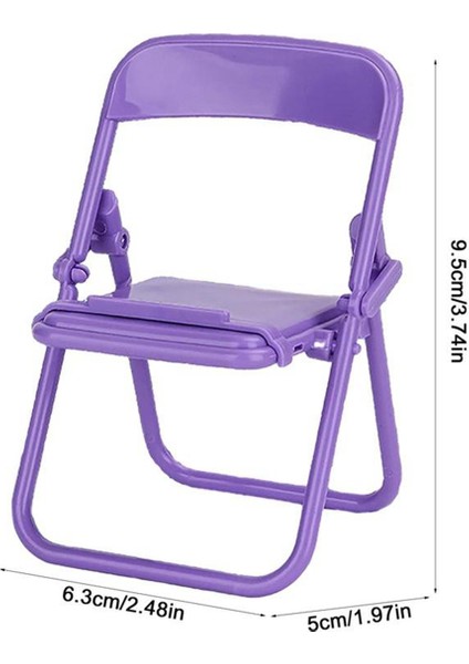 Mini Sandalye Telefon Tutucu Minyatür Katlanır Saç Masaüstü Telefon Standı (Yurt Dışından) modelleri