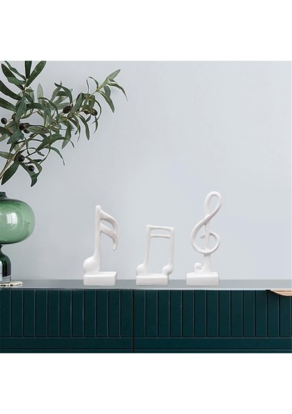 Müzik Notası Dekoru,hediyeler Müzikal Heykelcik Modern Heykel Heykel,beyaz (Yurt Dışından) fırsatları