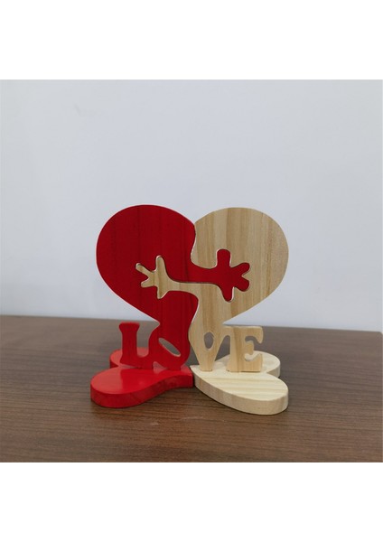 "aşk" Ahşap Puzzle Blok Dekoratif Süs Heykeli (Yurt Dışından) fırsatları