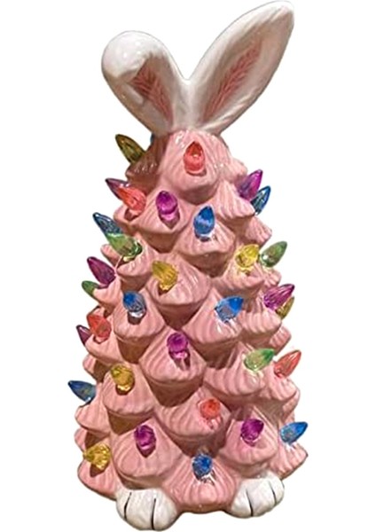 Paskalya Süsleri, Pembe Reçine Ağaç Figürleri (Yurt Dışından)